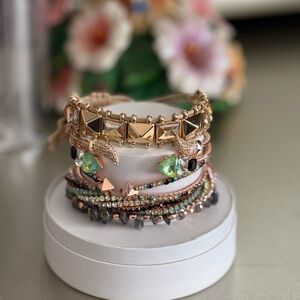 Bomb Party Gold bracelets